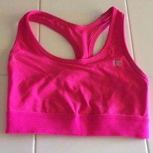 Pink champion sports bra